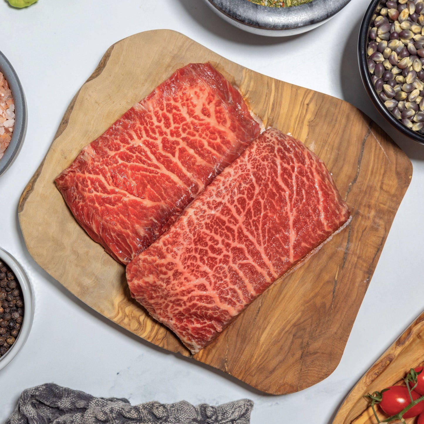 Black Angus Flat Iron Steak Meat Black Herd