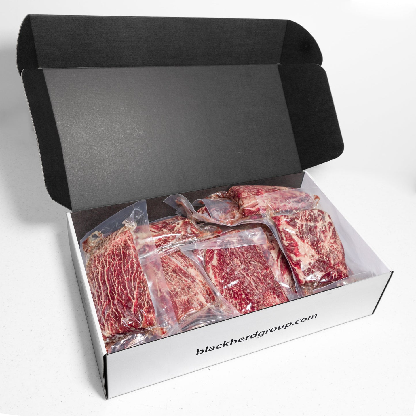 Black Angus Flat Iron Steak Meat Black Herd