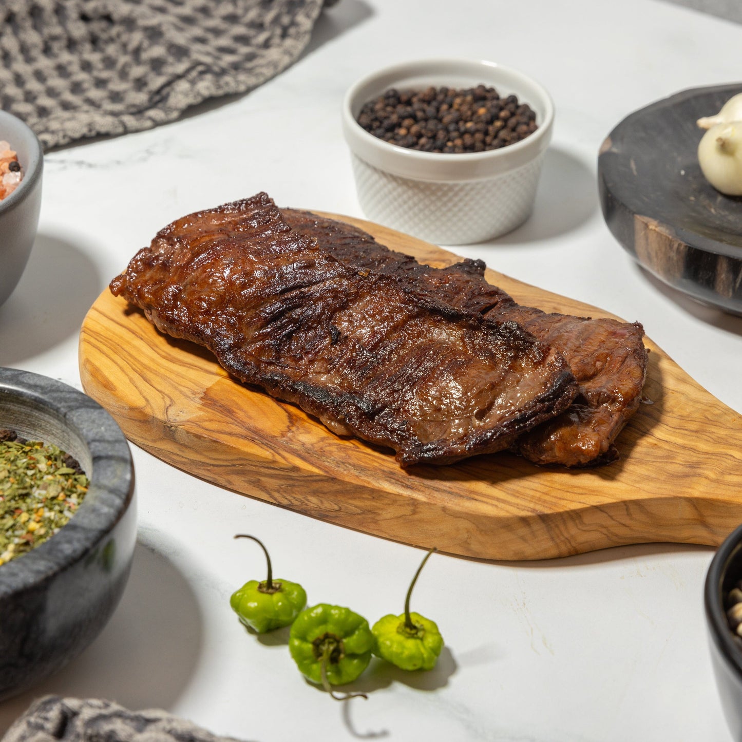 Black Angus Outside Skirt Steak | Entraña / Churrasco Meat Black Herd