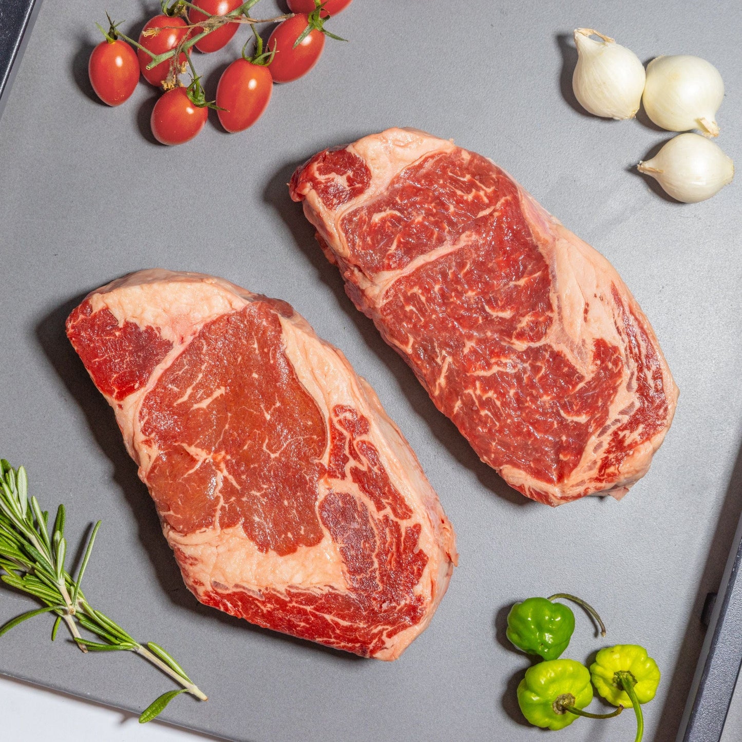 Black Angus Ribeye Steak Meat Black Herd