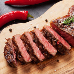 Wagyu New York Strip Steak BMS 6-7 Meat Gastro Markets 